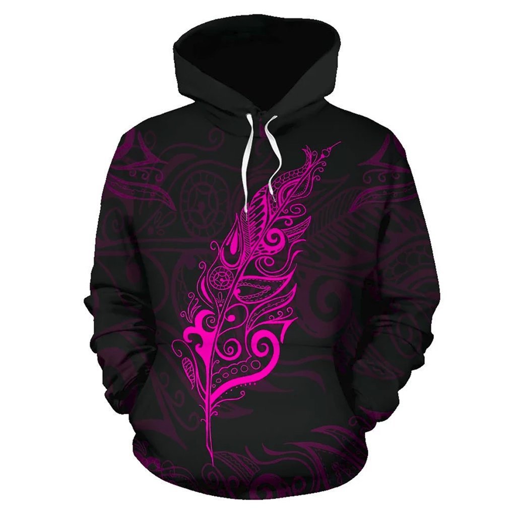 pink-silver-fern-new-zealand-basic-hoodie
