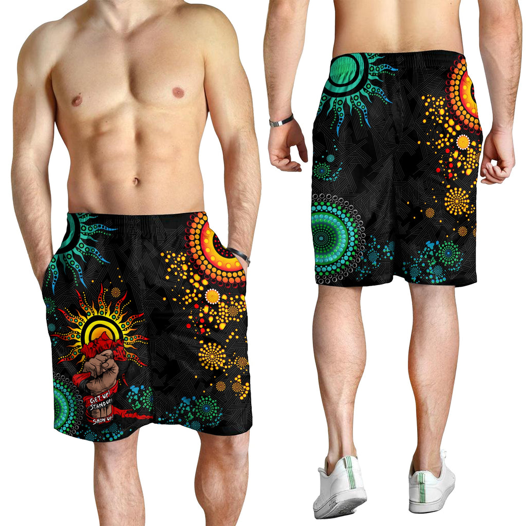 NAIDOC Week 2022 Aboriginal Art Unique Men Short - LT12