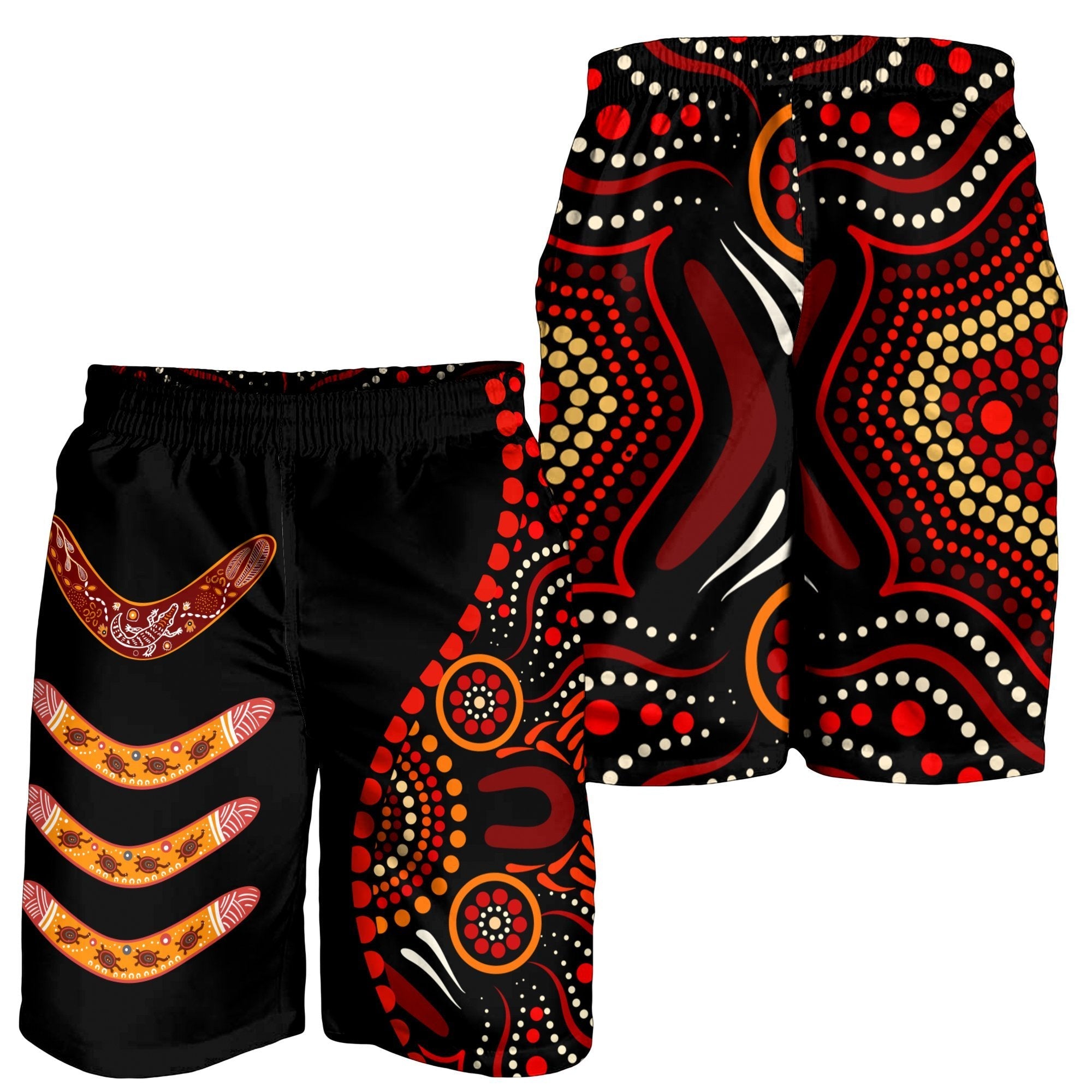 aboriginal-mens-short-aboriginal-boomerangs-with-dot-painting-pattern