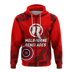 Melbourne Renegades Aboriginal Art Cricket 2022 Hoodie - LT12