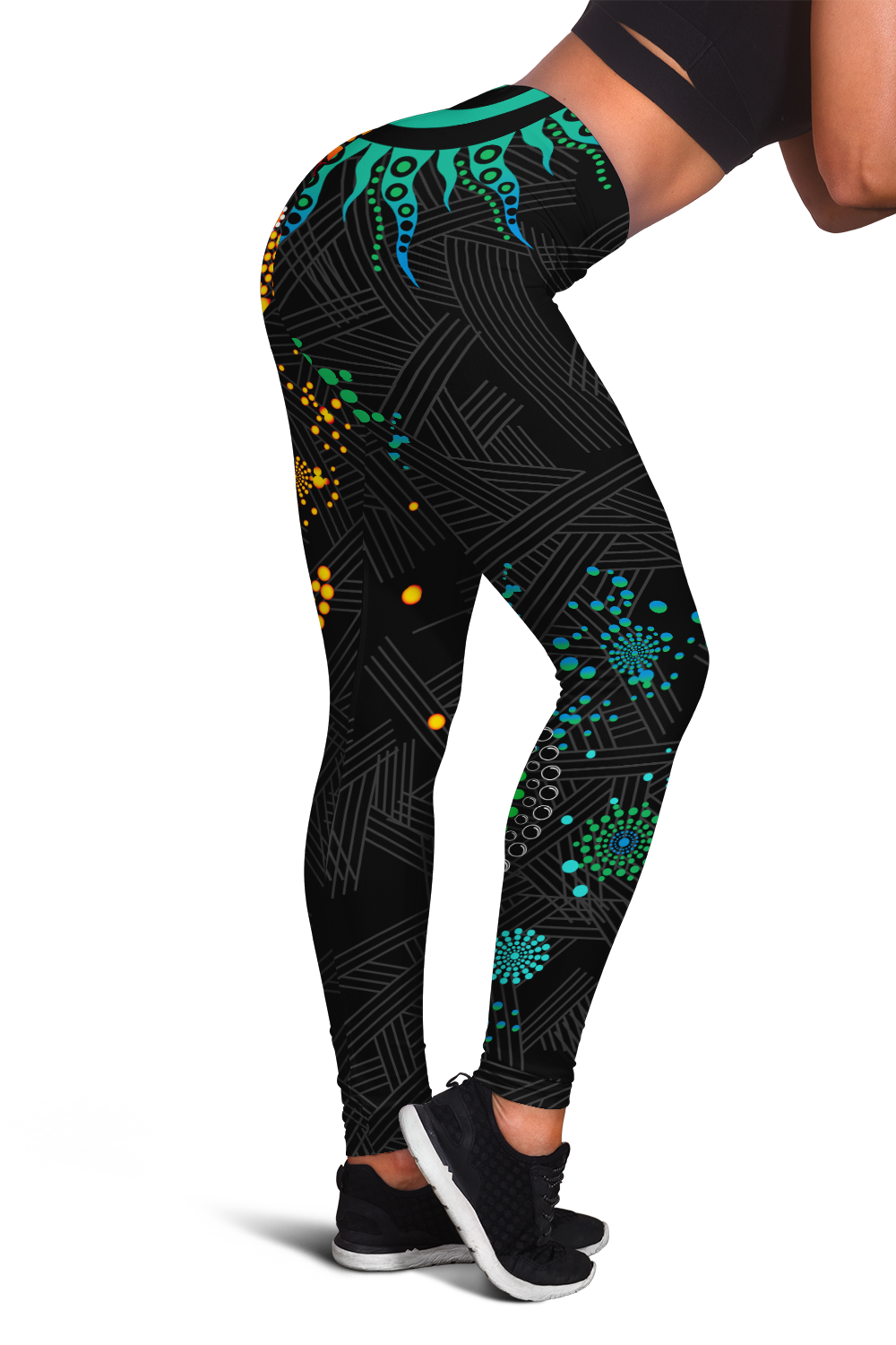 NAIDOC Week 2022 Aboriginal Art Unique Legging - LT12