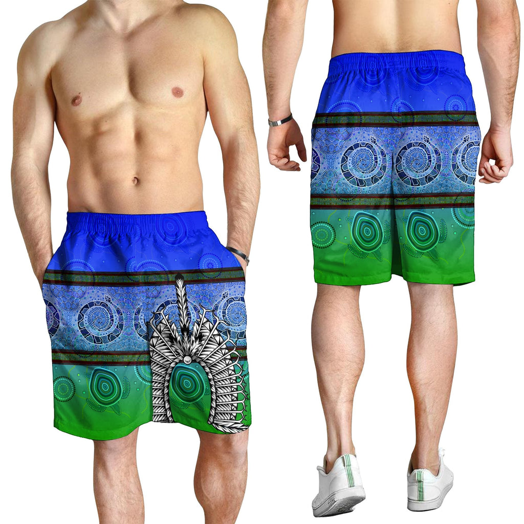 men-short-turtle-with-dhari-mask-snake-patterns
