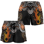 Aboriginal Women's Shorts - Lizard Sunshine - Vibe Hoodie