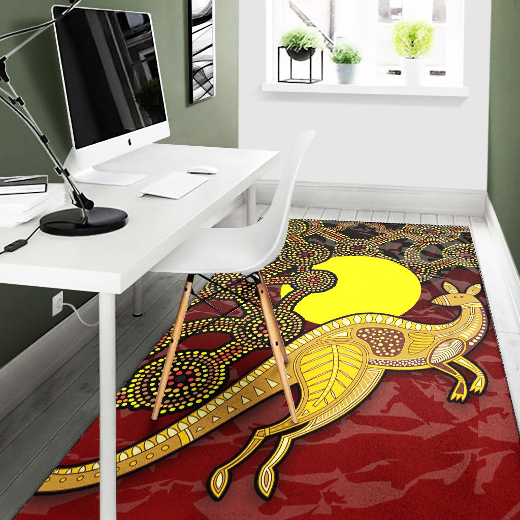 area-rug-australia-aboriginal-flag-and-kangaroo