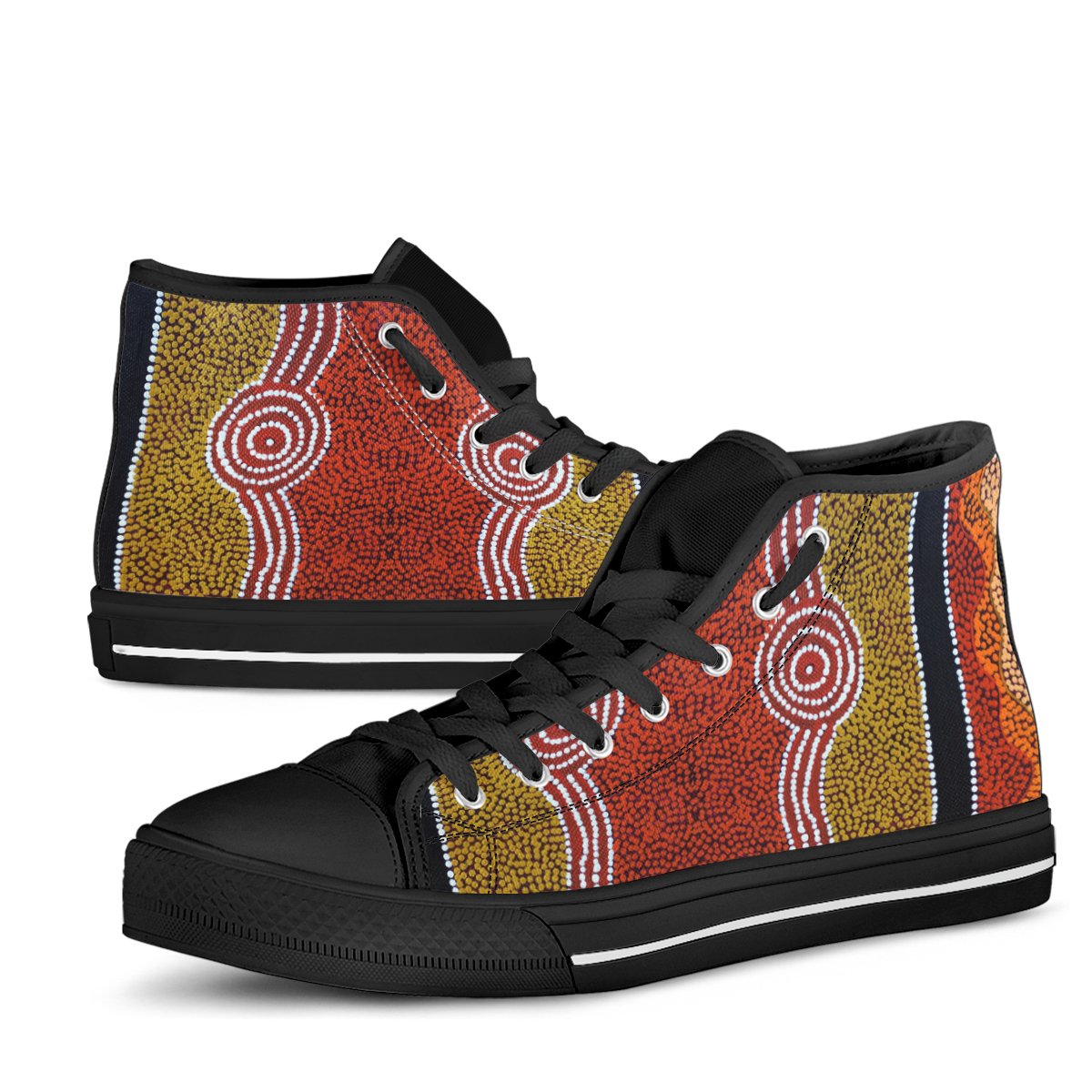 high-top-aboriginal-dot-style
