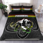 Black Panthers Rugby League Aboriginal Bedding Set - LT2