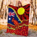 australia-day-indigenous-art-blanket