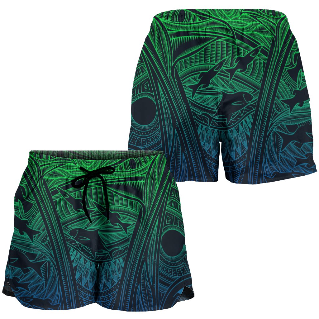 Torres Strait Islanders Women's Short - Ocean Art - Vibe Hoodie