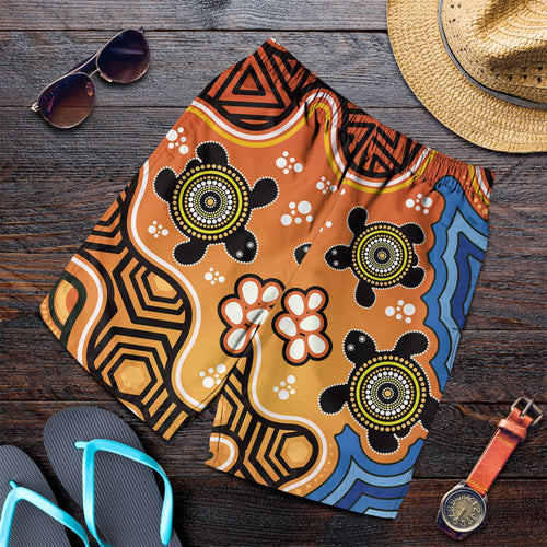 aboriginal-mens-shorts-indigenous-art-patterns-ver04