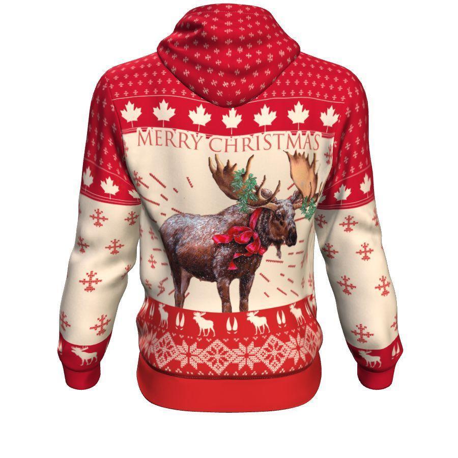 christmas-moose-canada-hoodie