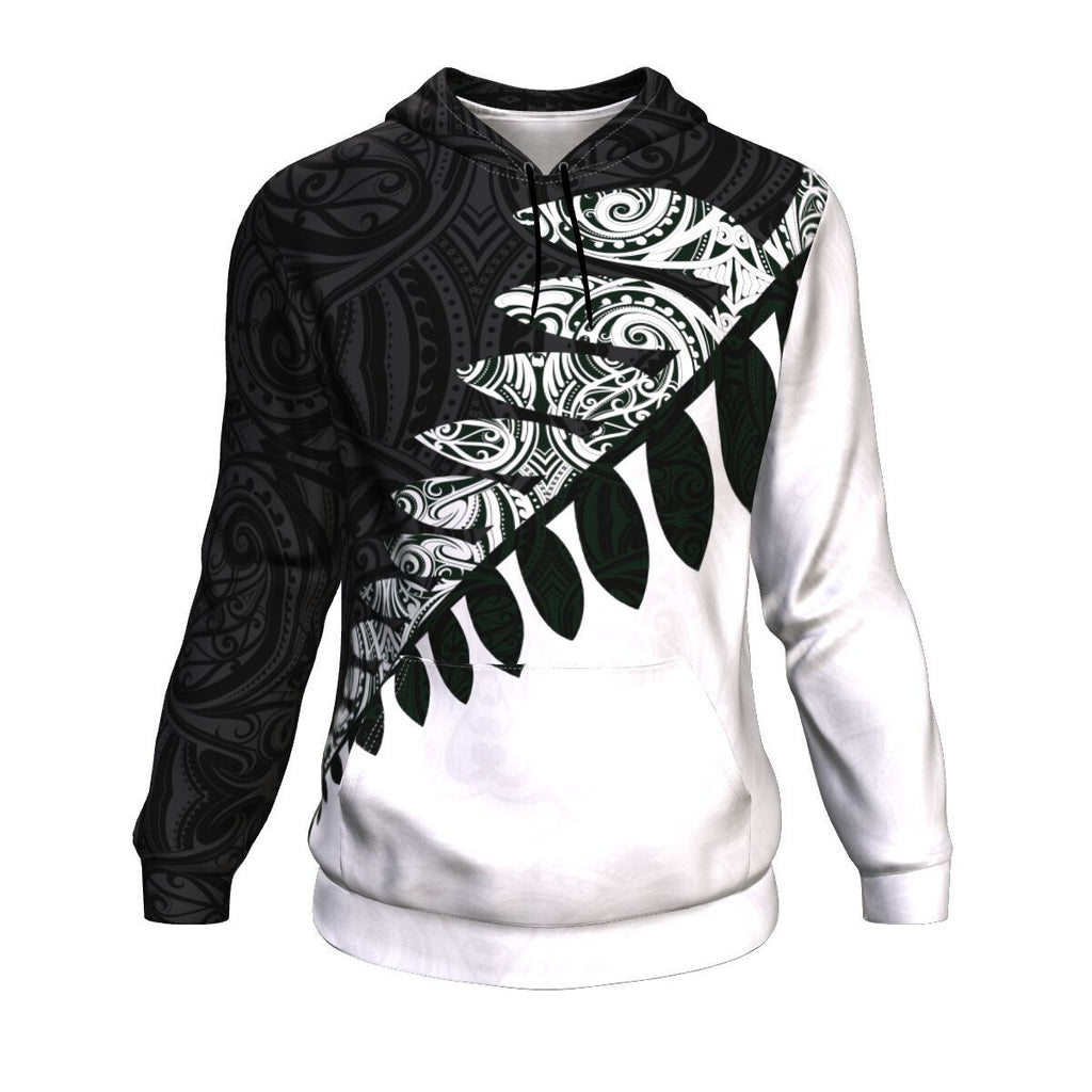 new-zealand-silver-fern-hoodie-black-white