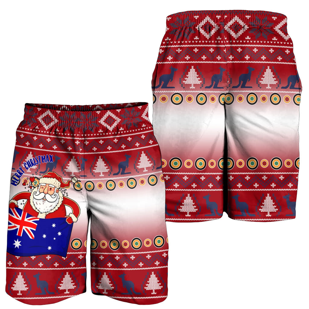 christmas-men-short-australia-santa-claus-hold-the-flag-red