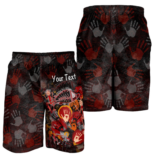 custom-aboriginal-mens-shorts-indigenous-fish-hand-art