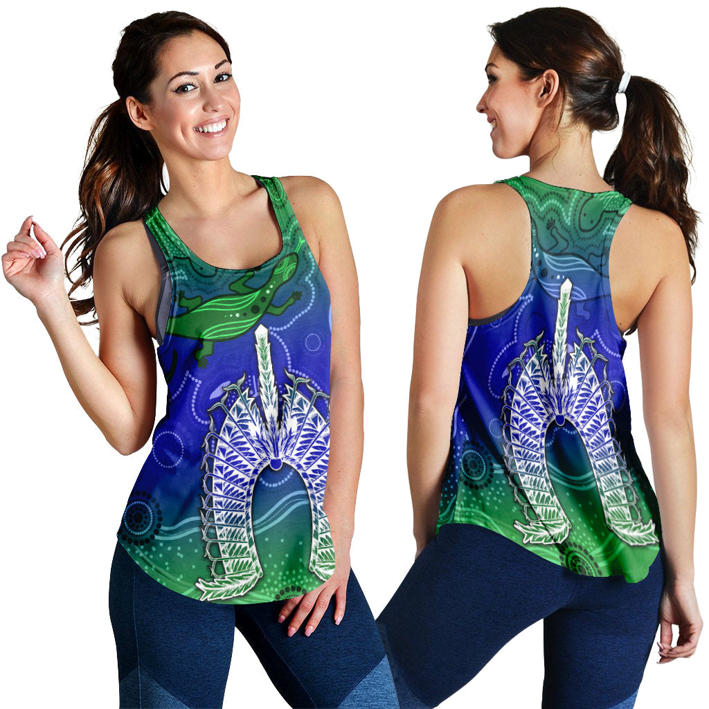 torres-strait-islands-women-racerback-tank-aboriginal-art-lizard-symbol-peace