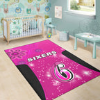 sydney-sixers-area-rug-cricket-australia-aboriginal