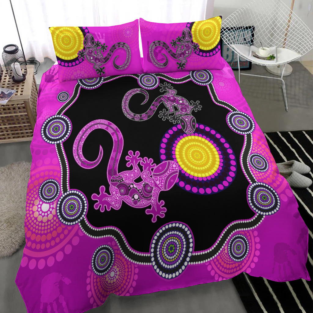 aboriginal-lizard-bedding-set-attracted-australia-version-purple