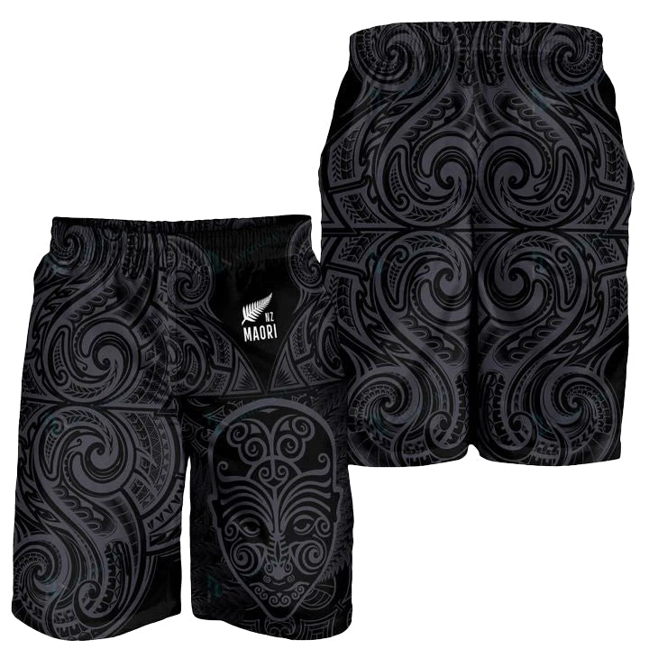 aotearoa-men-shorts-maori-manaia-warrior-silver-fern
