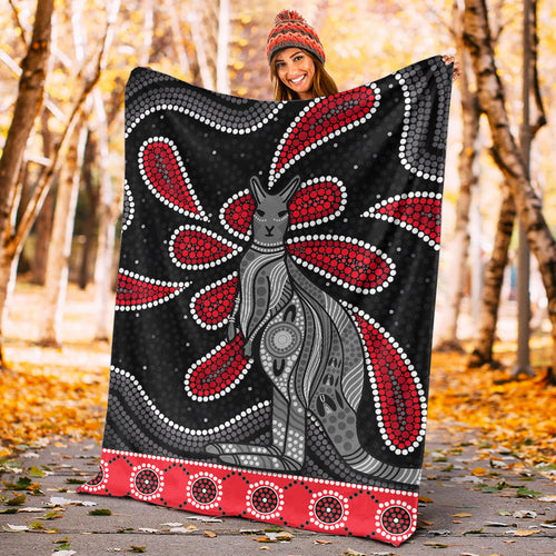 aboriginal-boomerang-premium-blanket-kangaroo-australia