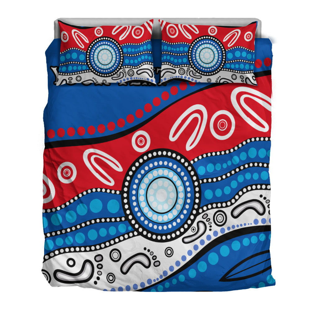 custom-personalised-bulldogs-indigenous-bedding-set-western