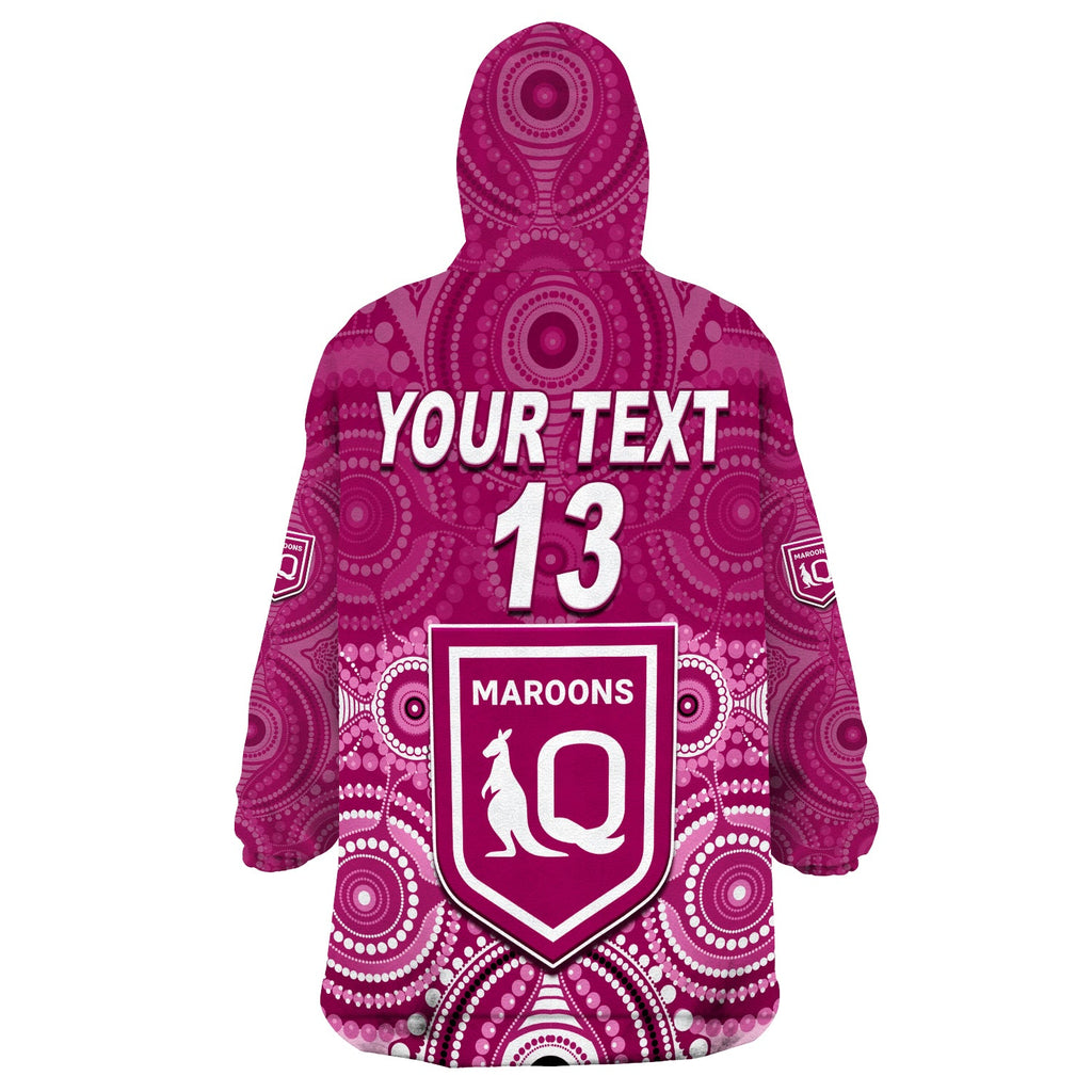 custom-text-and-number-maroons-rugby-wearable-blanket-hoodie-aboriginal-queensland-origin-lt13