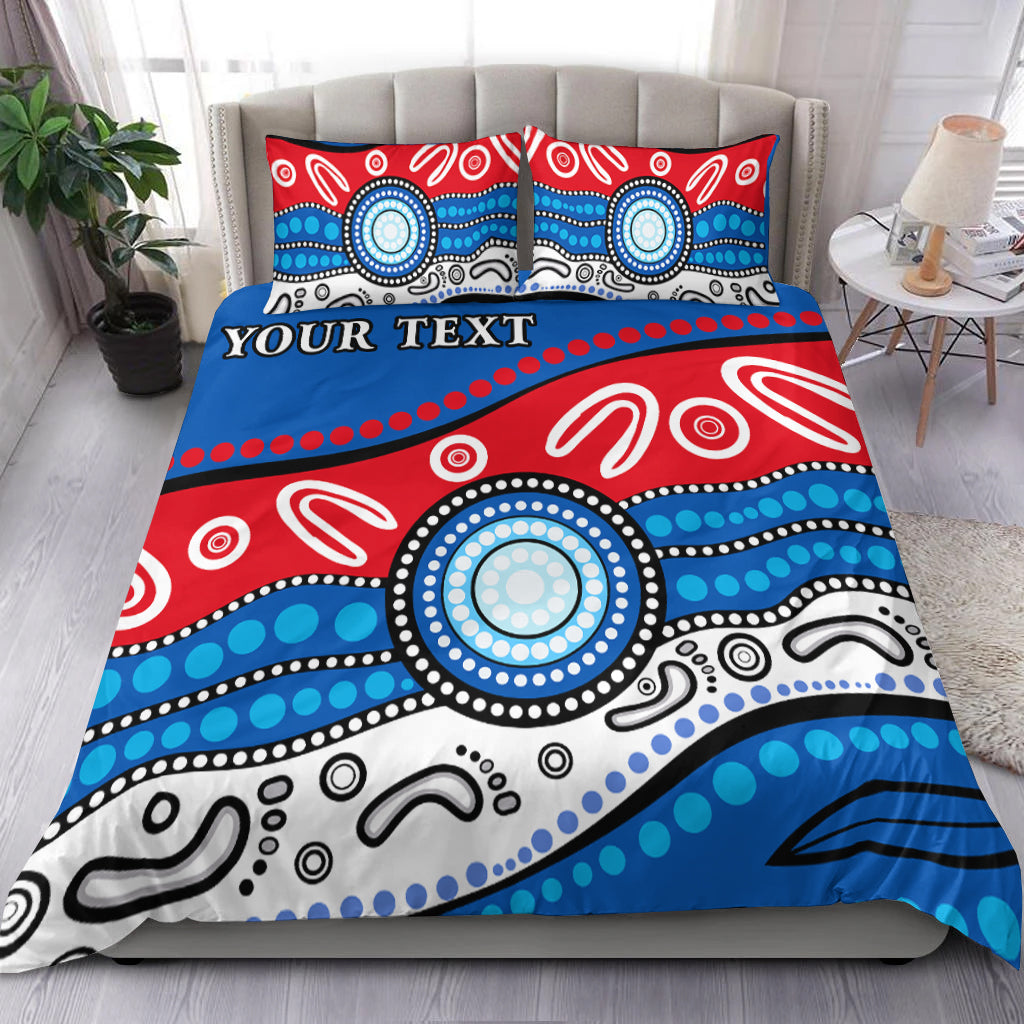 custom-personalised-bulldogs-indigenous-bedding-set-western