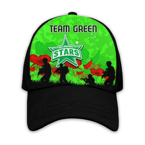 melbourne-stars-cricket-classic-cap-anzac-day-camouflage-poppy-lest-we-forget