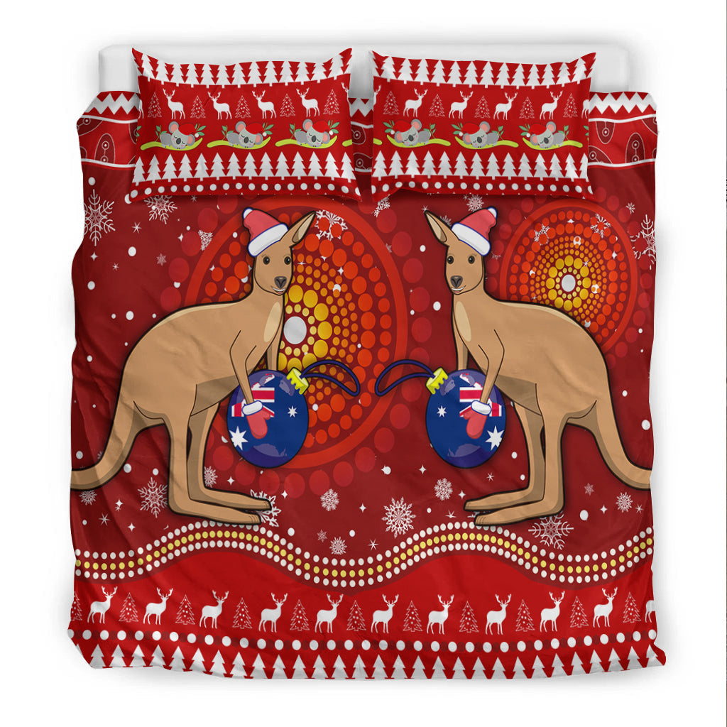 australia-christmas-bedding-set-aboriginal-kangaroo