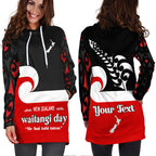 custom-personalised-waitangi-day-hoodie-dress-maori-fern-and-tino-rangatiratanga-flag