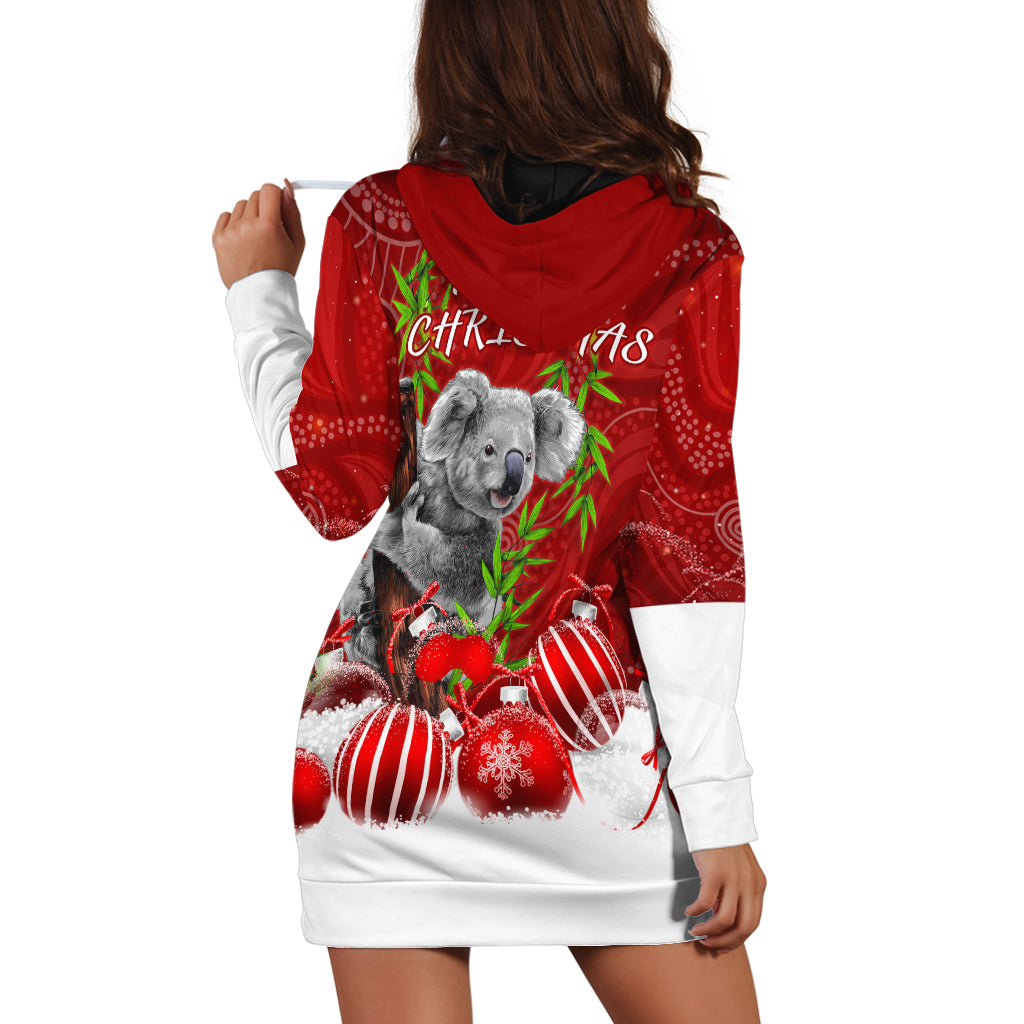 australia-koala-aboriginal-hoodie-dress-merry-christmas