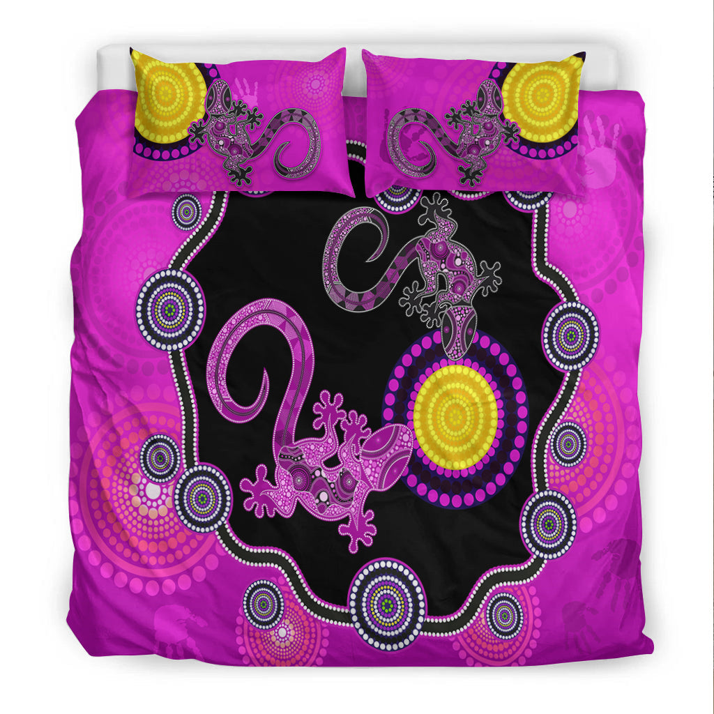 aboriginal-lizard-bedding-set-attracted-australia-version-purple