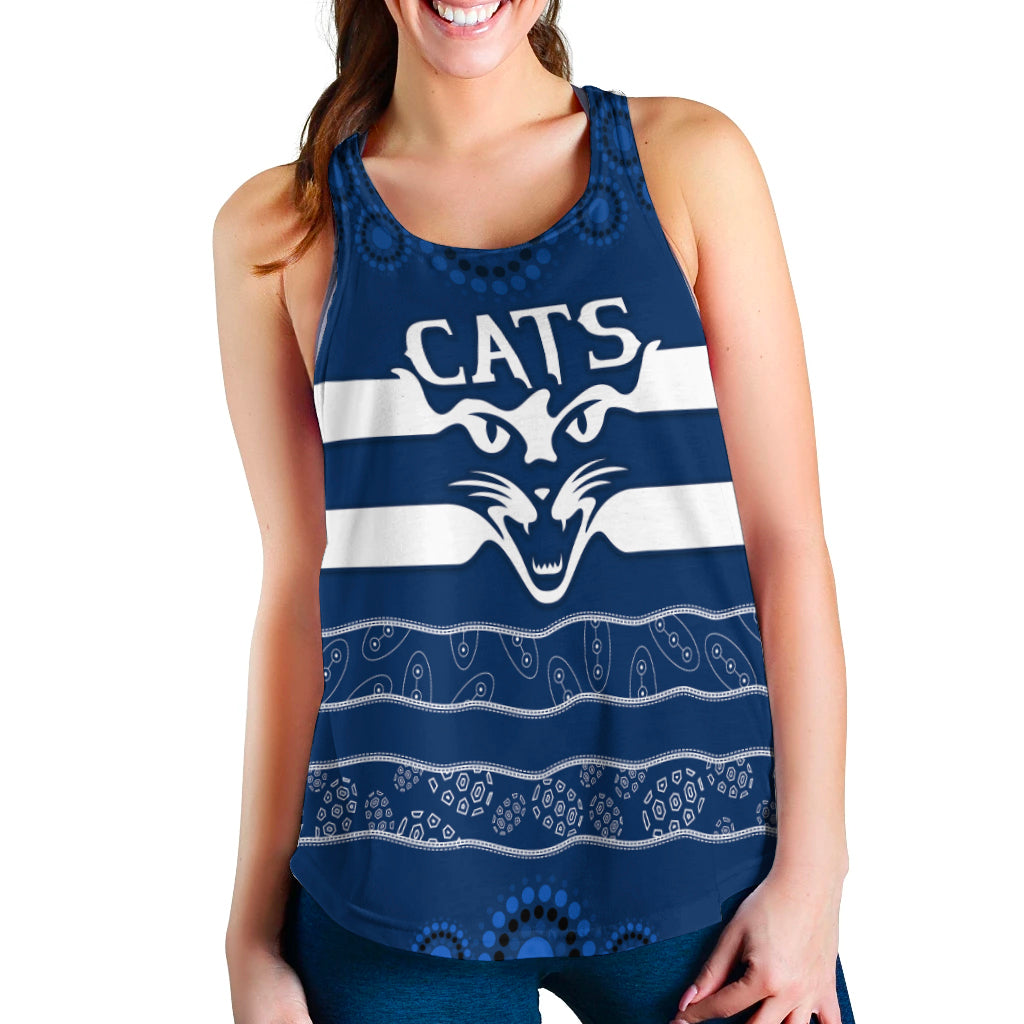 cats-indigenous-women-racerback-tank-football-geelong