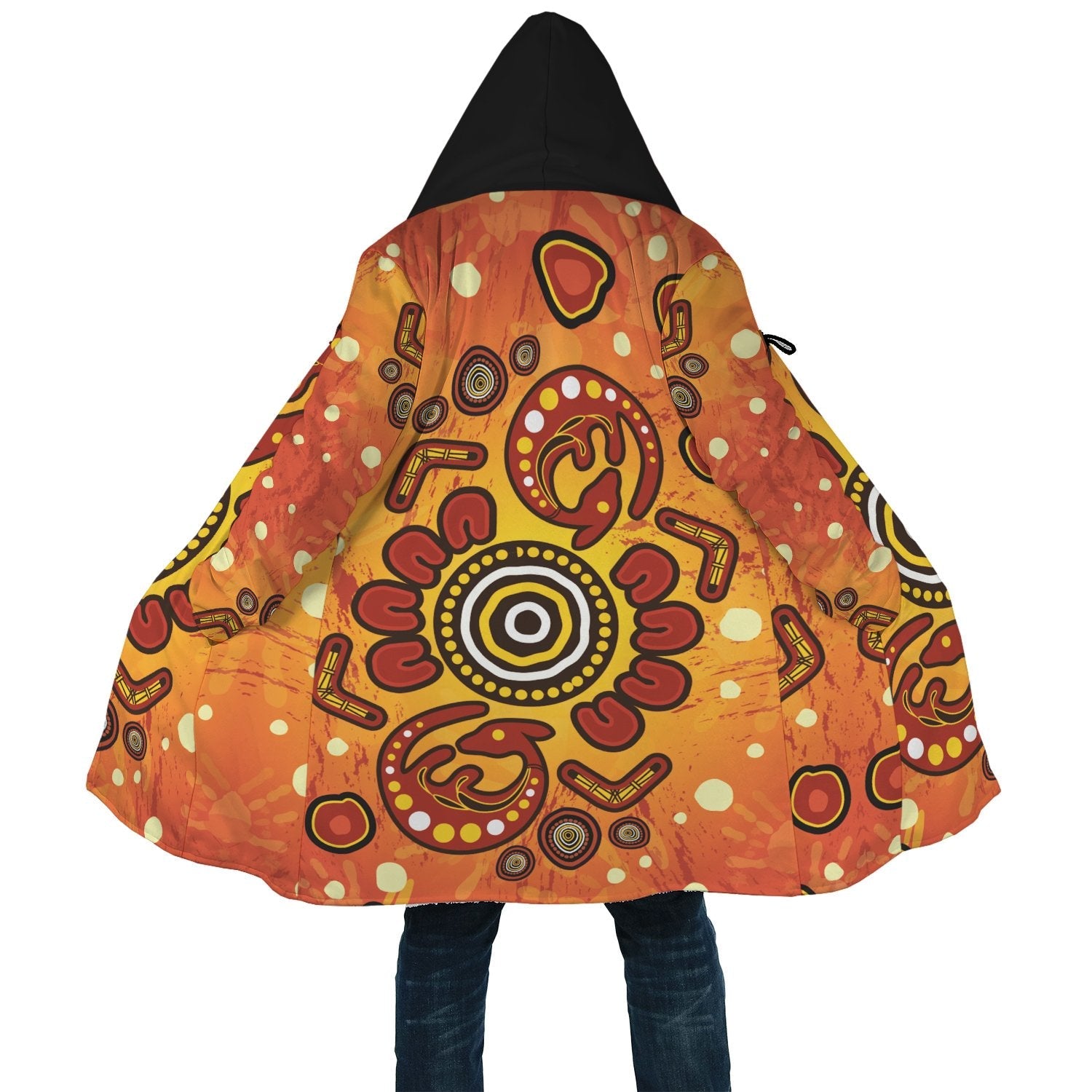 aboriginal-cloak-baby-kangaroo-and-dot-painting-patterns