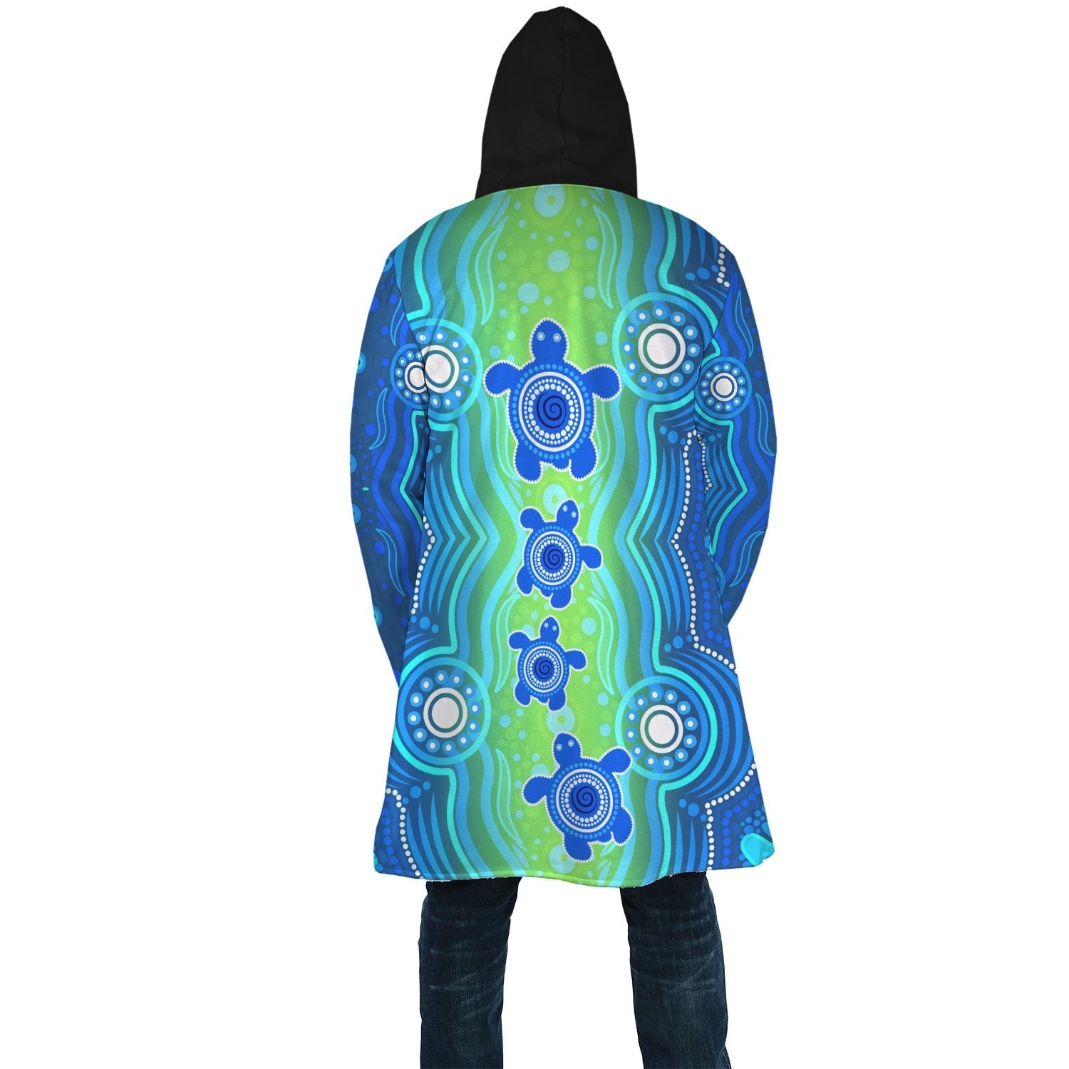 1staustrali-aboriginal-cloak-aboriginal-turtle-family