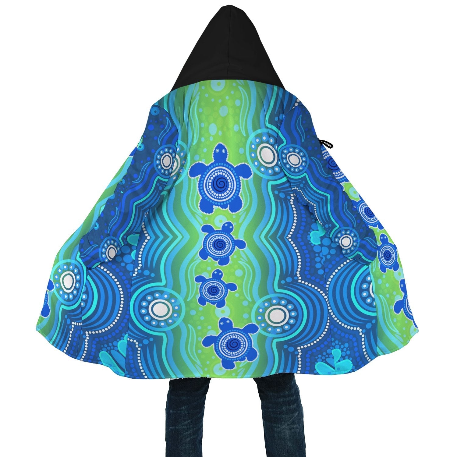 1staustrali-aboriginal-cloak-aboriginal-turtle-family
