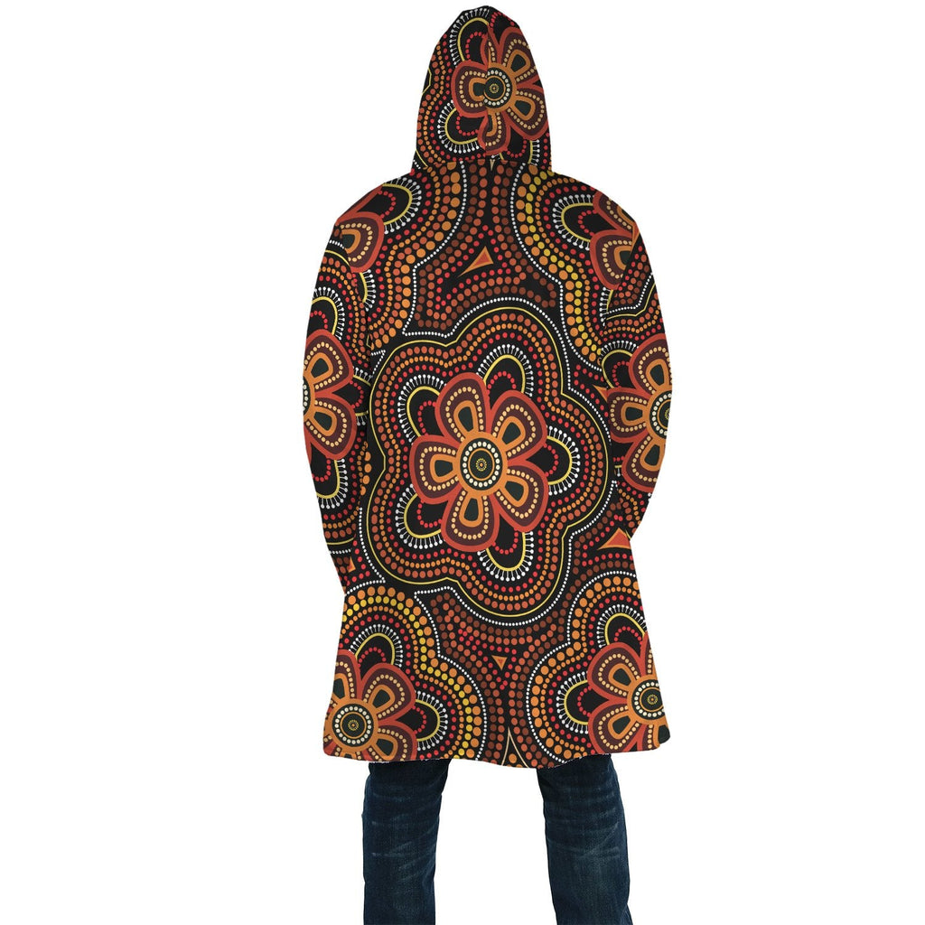 aboriginal-cloak-aboriginal-dot-painting-flowers-style-ver02