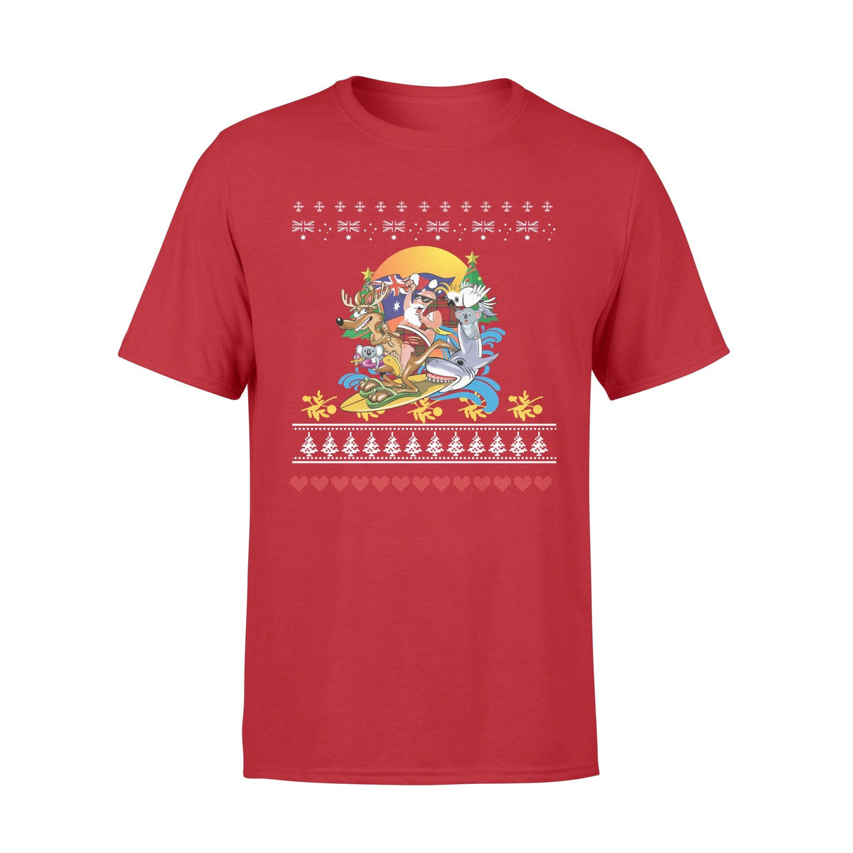 christmas-t-shirt-santa-claus-t-shirt-surfing-unisex