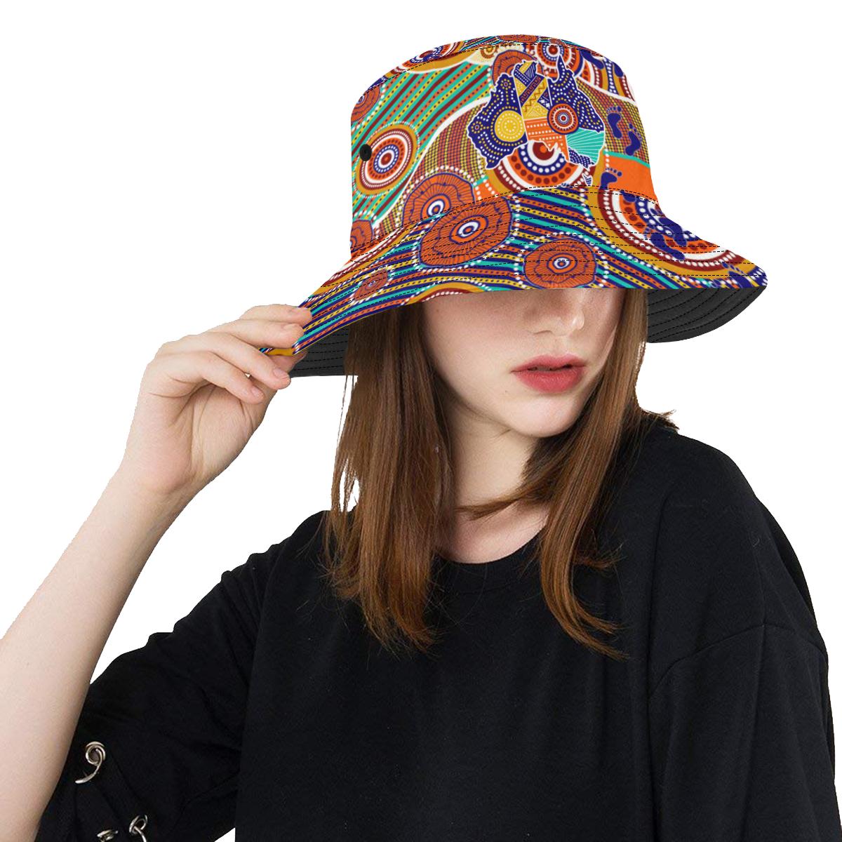 aboriginal-bucket-hat-australian-map-dot-painting