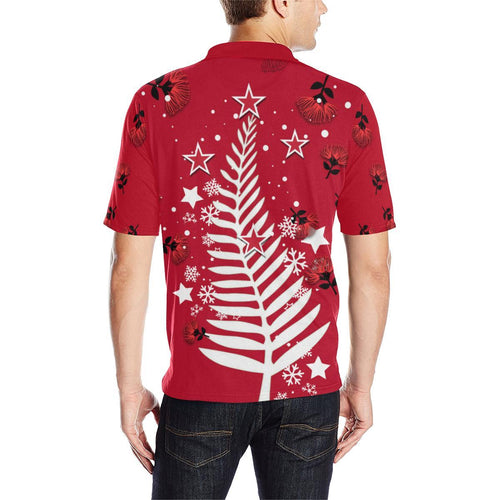 new-zealand-polo-shirt-silver-fern-christmas-tree