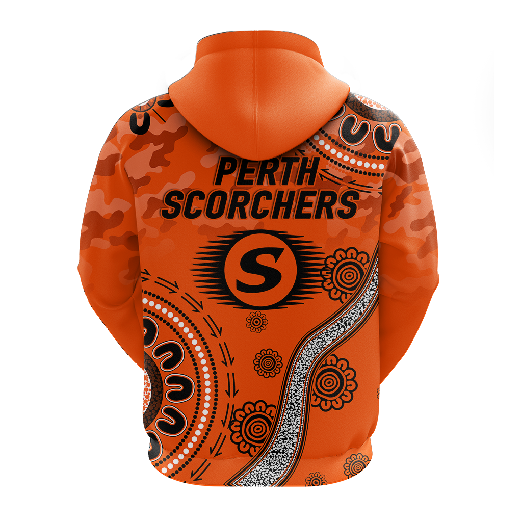 Perth Scorchers ANZAC Day Aboriginal Hoodie - LT12