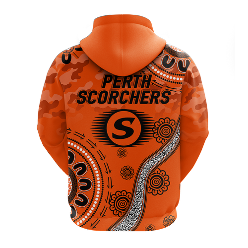 Perth Scorchers ANZAC Day Aboriginal Hoodie - LT12
