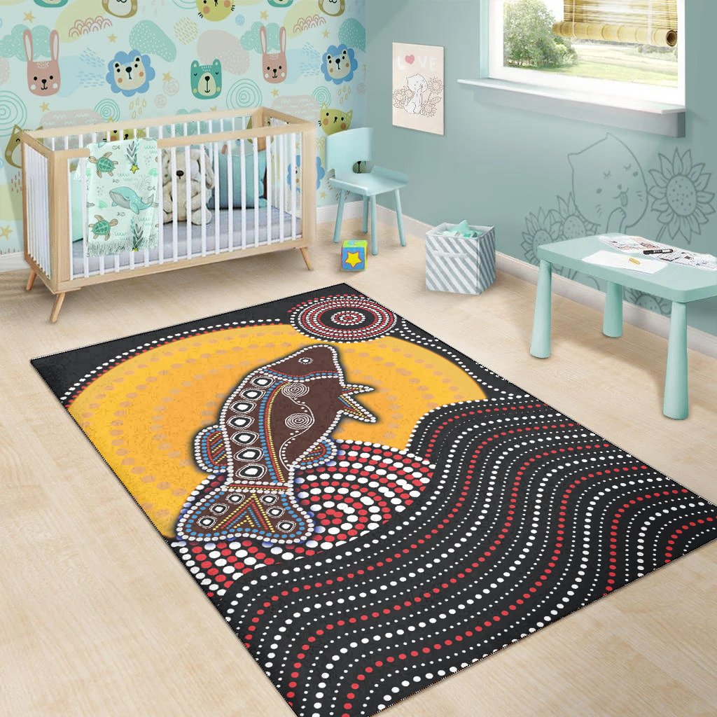 aboriginal-area-rug-dreamtime-fish-aboriginal-style