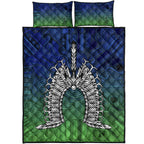 Torres Strait Islander Quilt Bed Set - Dhari Mask - Vibe Hoodie