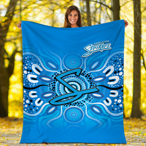 Adelaide Strikers Aboriginal Cricket 2022 Blanket - LT12