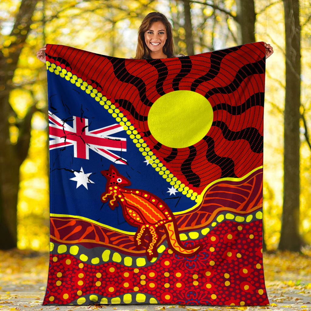australia-day-indigenous-art-blanket