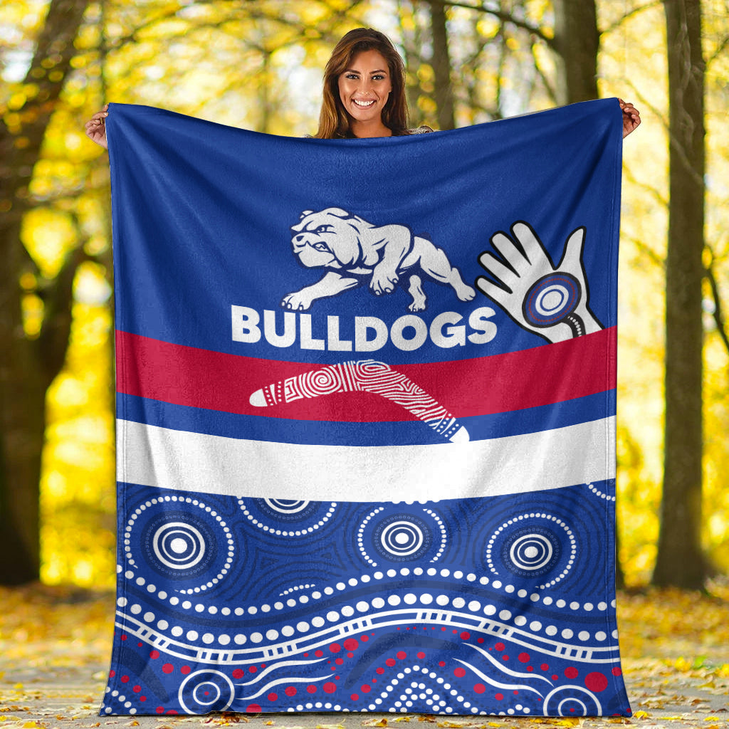 western-bulldogs-blanket-aboriginal-dot-painting