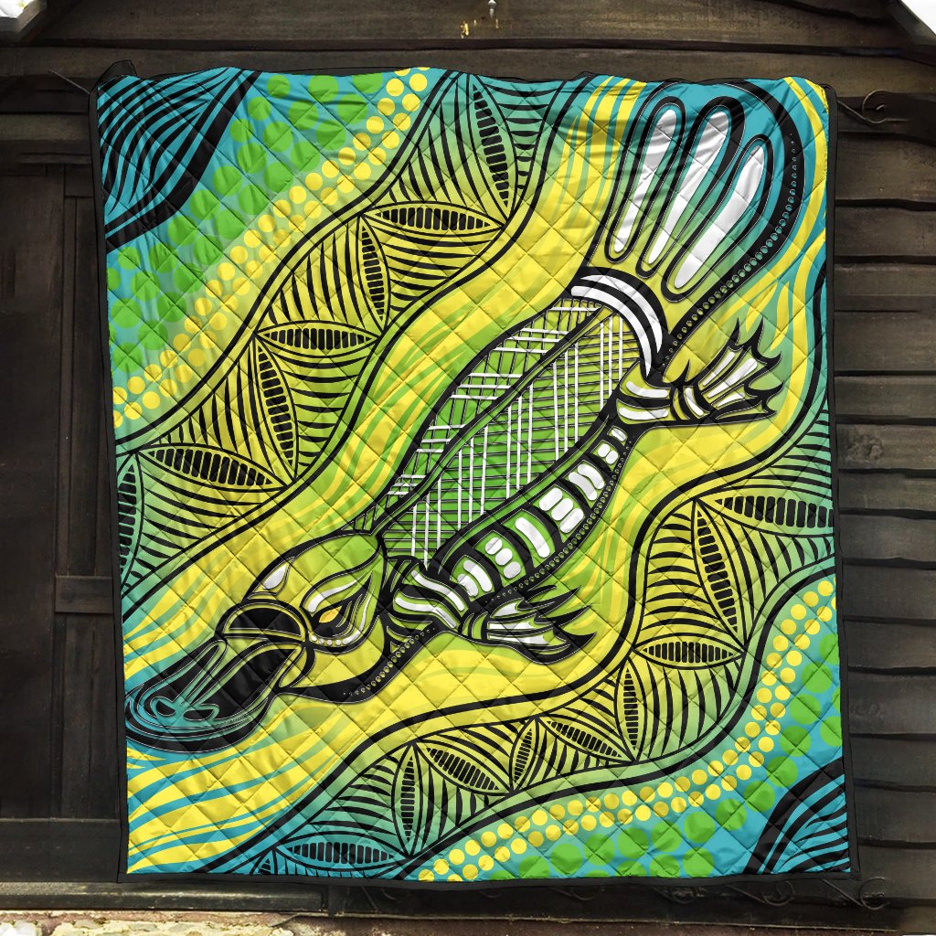 premium-quilts-aboriginal-platypus