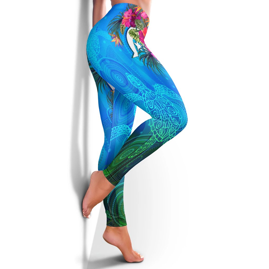 legging-torres-strait-blue-sea-with-hibiscus
