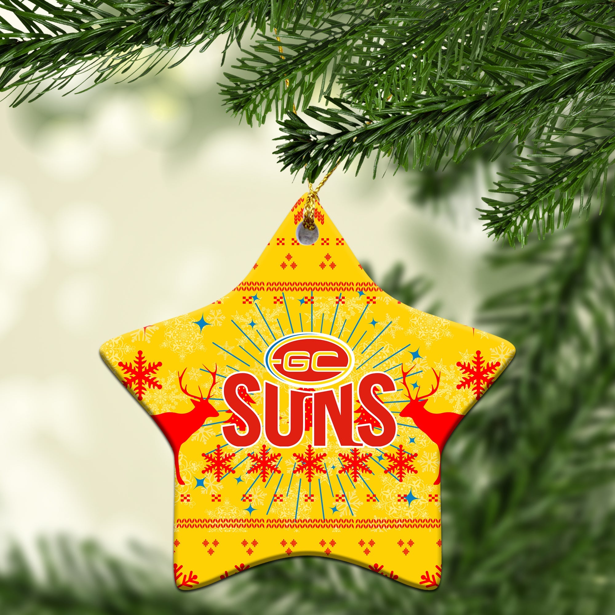 gold-coast-suns-christmas-ornament-christmas-ugly-style