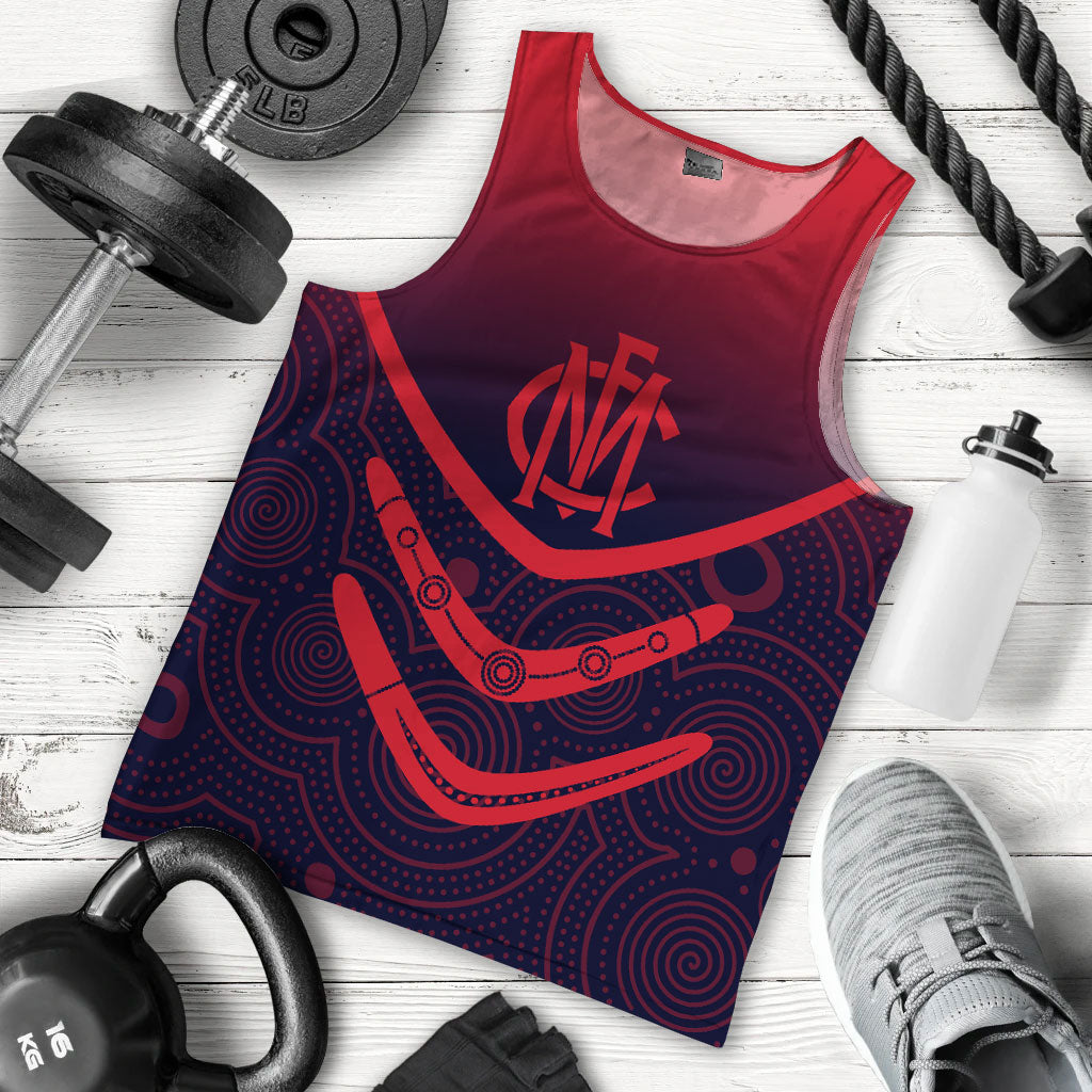 melbourne-demons-men-tank-top-aboriginal-dot-painting