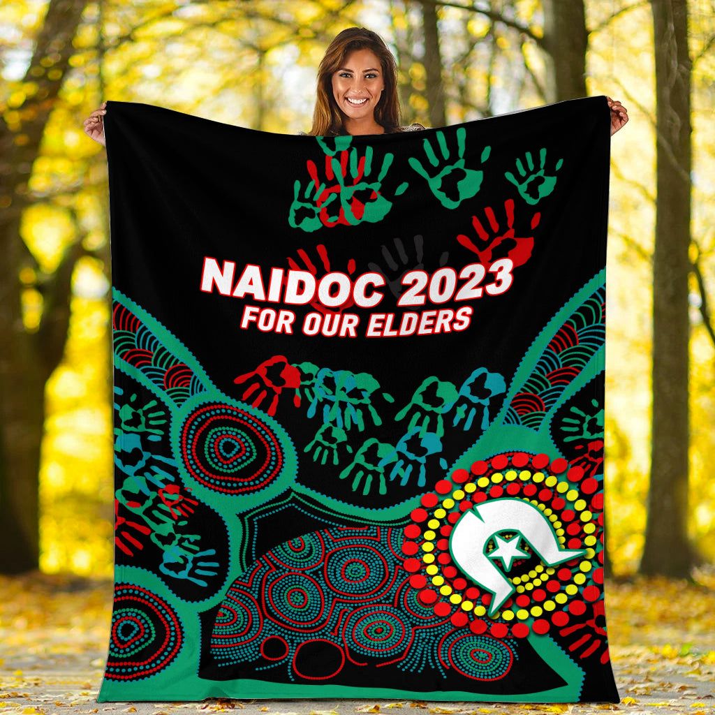NAIDOC Week 2023 Aboriginal Art For Our Elders Blanket - LT12